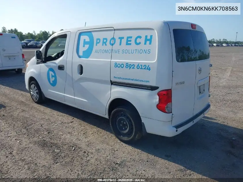 2019 Nissan Nv200 Sv VIN: 3N6CM0KN6KK708563 Lot: 42170412