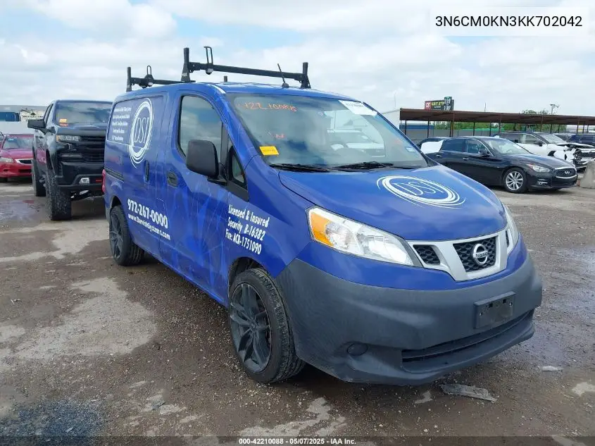 2019 Nissan Nv200 S VIN: 3N6CM0KN3KK702042 Lot: 42210088
