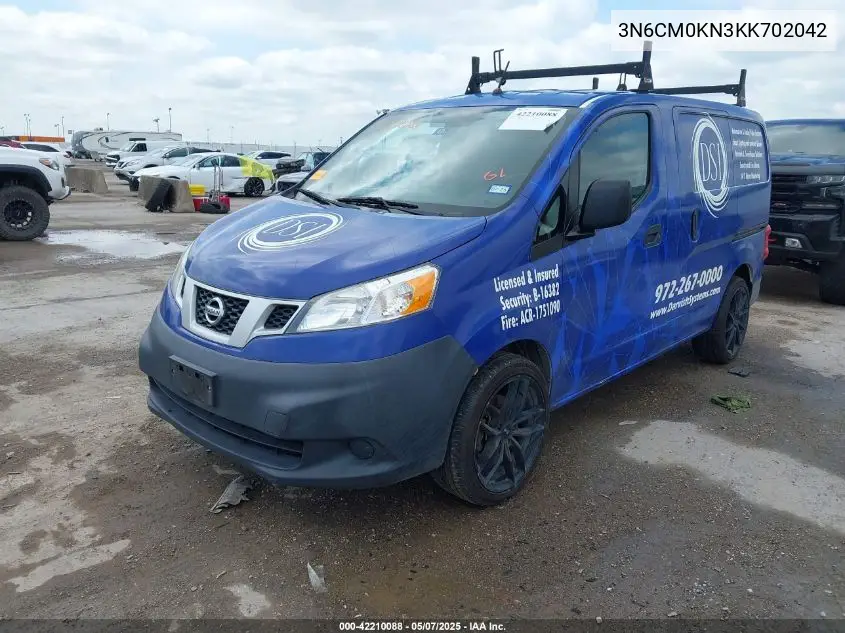 2019 Nissan Nv200 S VIN: 3N6CM0KN3KK702042 Lot: 42210088