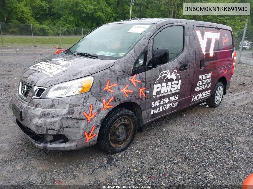 2019 Nissan Nv200 Sv VIN: 3N6CM0KN1KK691980 Lot: 42241192