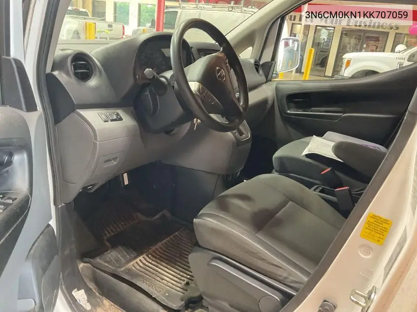 2019 Nissan Nv200 Sv VIN: 3N6CM0KN1KK707059 Lot: 42243285