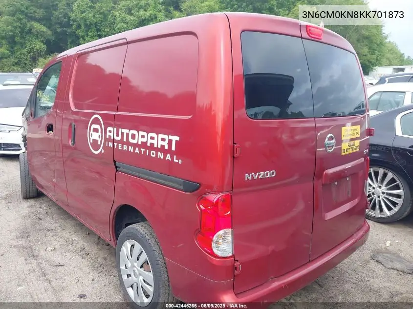 2019 Nissan Nv200 Sv VIN: 3N6CM0KN8KK701873 Lot: 42445266