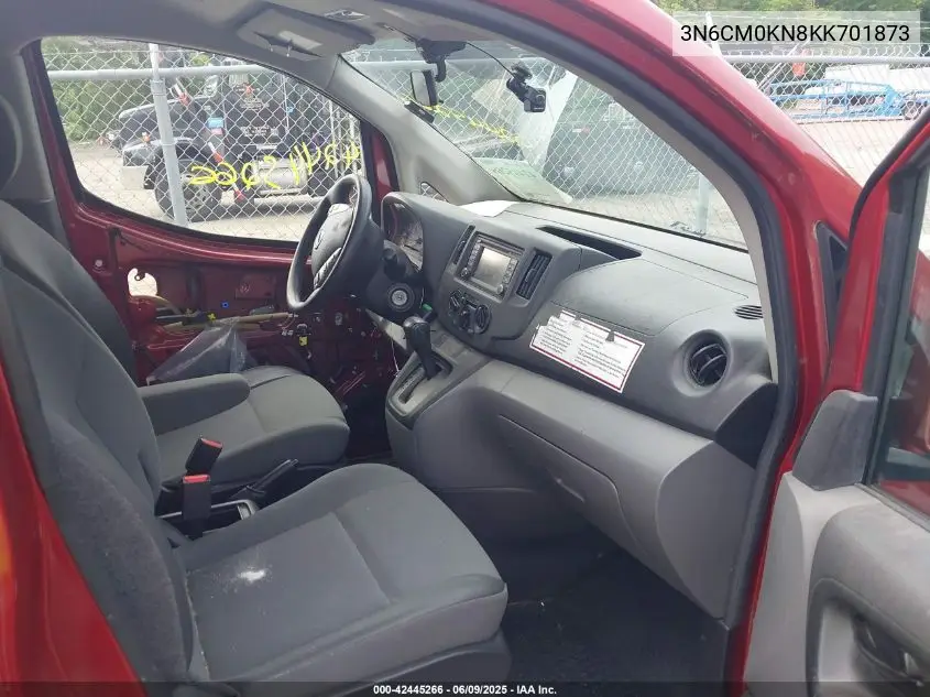2019 Nissan Nv200 Sv VIN: 3N6CM0KN8KK701873 Lot: 42445266