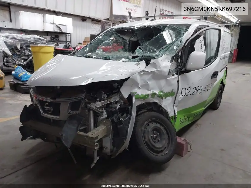 2019 Nissan Nv200 Sv VIN: 3N6CM0KN5KK697216 Lot: 42454390