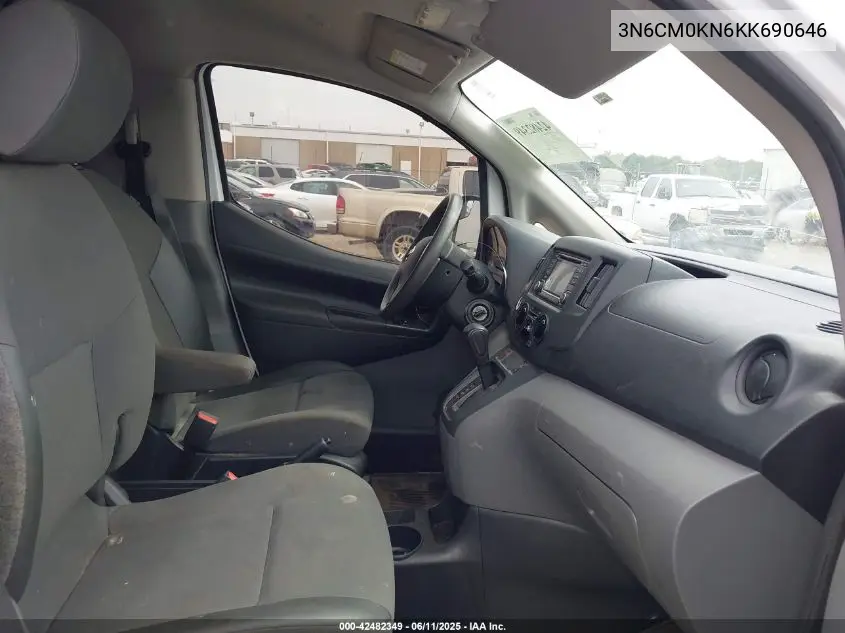 2019 Nissan Nv200 S VIN: 3N6CM0KN6KK690646 Lot: 42482349