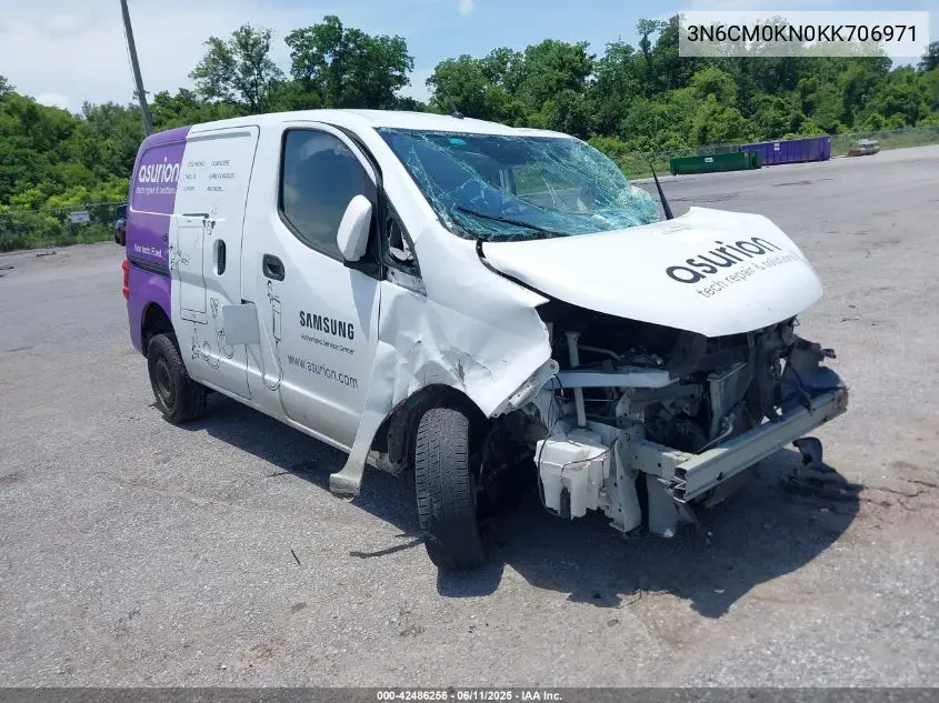 2019 Nissan Nv200 Sv VIN: 3N6CM0KN0KK706971 Lot: 42486256