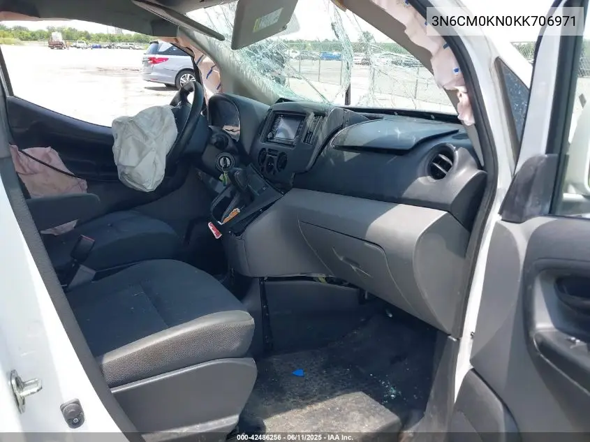 2019 Nissan Nv200 Sv VIN: 3N6CM0KN0KK706971 Lot: 42486256