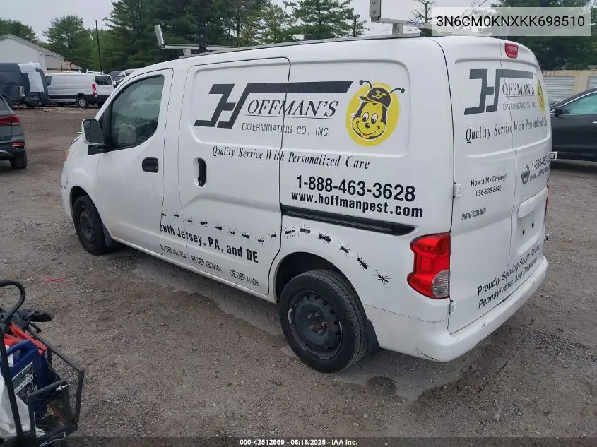 2019 Nissan Nv200 2.5S/2.5Sv VIN: 3N6CM0KNXKK698510 Lot: 42512669