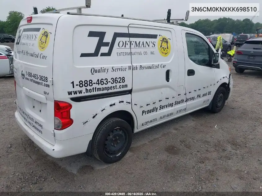 2019 Nissan Nv200 2.5S/2.5Sv VIN: 3N6CM0KNXKK698510 Lot: 42512669