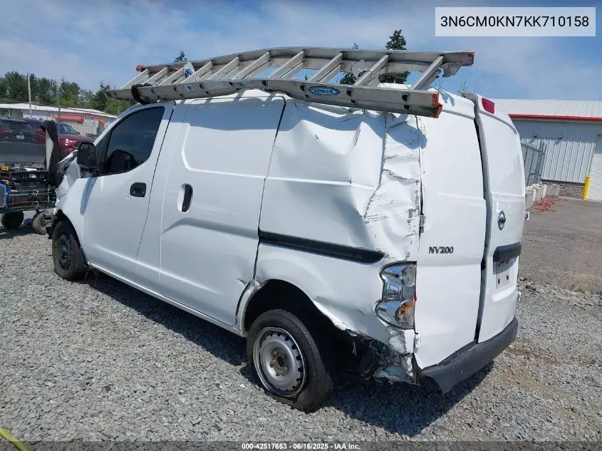 2019 Nissan Nv200 S VIN: 3N6CM0KN7KK710158 Lot: 42517653