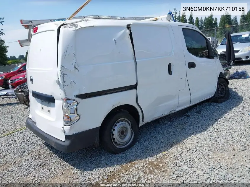 2019 Nissan Nv200 S VIN: 3N6CM0KN7KK710158 Lot: 42517653