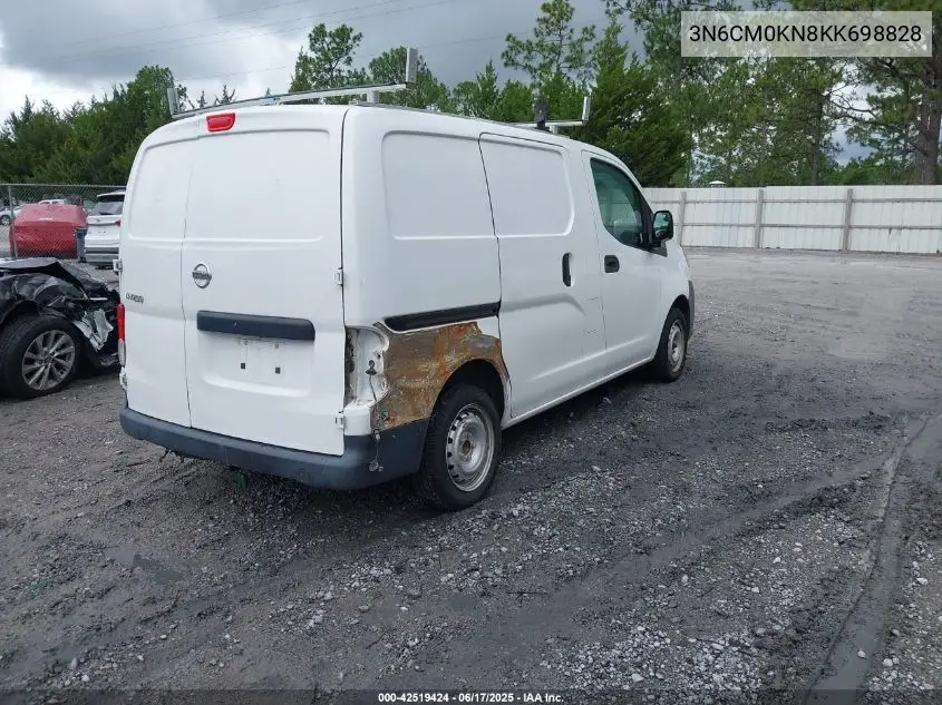 2019 Nissan Nv200 S VIN: 3N6CM0KN8KK698828 Lot: 42519424