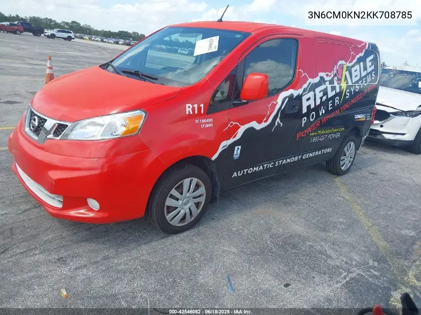 2019 Nissan Nv200 Sv VIN: 3N6CM0KN2KK708785 Lot: 42546062