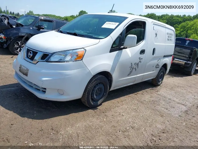 2019 Nissan Nv200 Sv VIN: 3N6CM0KN8KK692009 Lot: 42552611