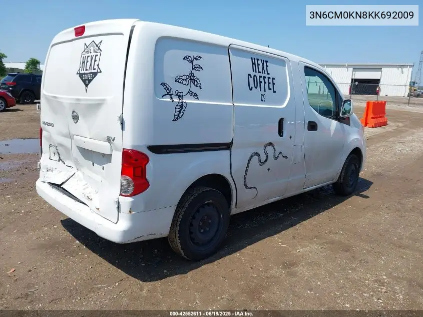 2019 Nissan Nv200 Sv VIN: 3N6CM0KN8KK692009 Lot: 42552611