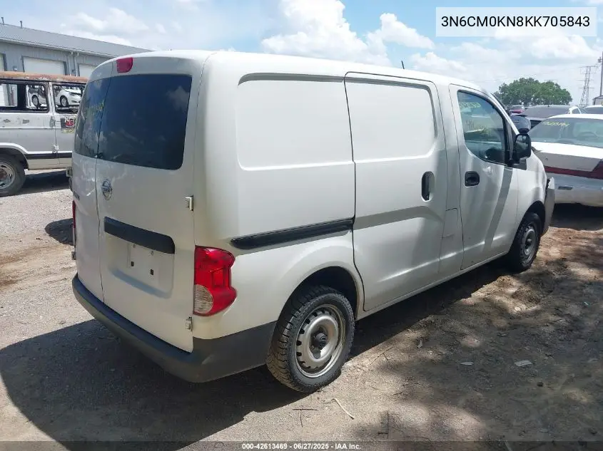 2019 Nissan Nv200 S VIN: 3N6CM0KN8KK705843 Lot: 42613469