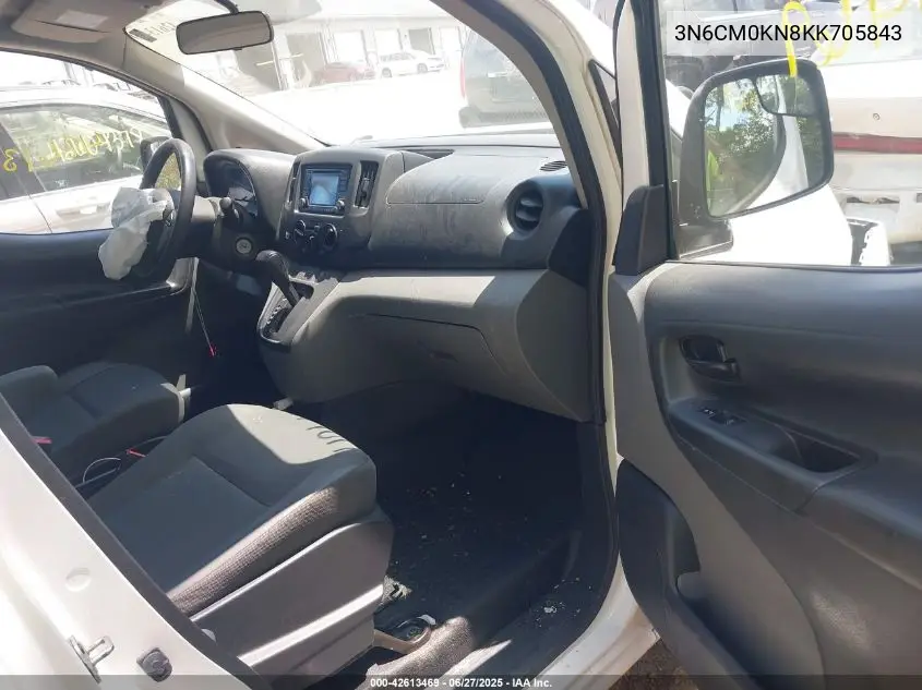 2019 Nissan Nv200 S VIN: 3N6CM0KN8KK705843 Lot: 42613469