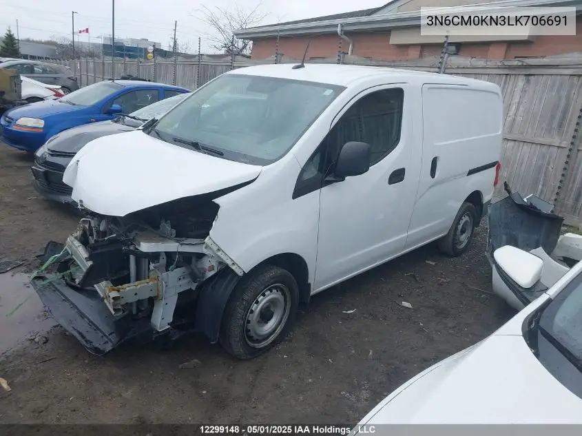 2020 Nissan Nv200 2.5S/2.5Sv VIN: 3N6CM0KN3LK706691 Lot: 12299148