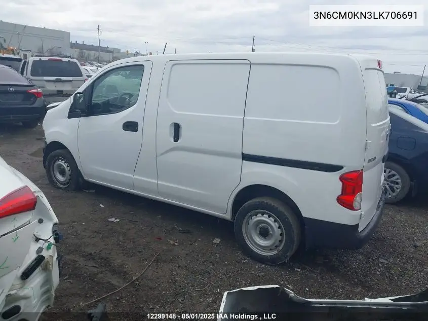 2020 Nissan Nv200 2.5S/2.5Sv VIN: 3N6CM0KN3LK706691 Lot: 12299148