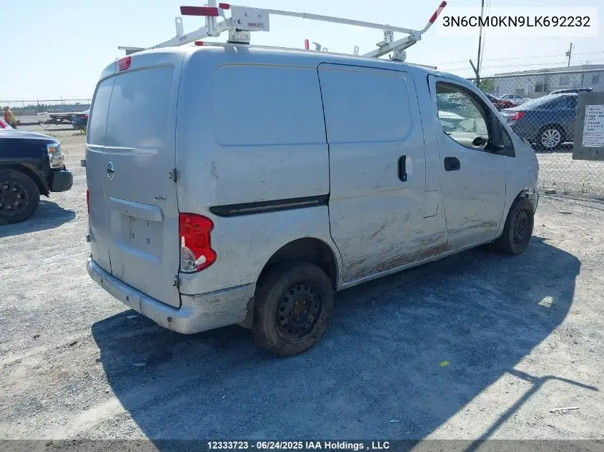 2020 Nissan Nv200 S/Sv VIN: 3N6CM0KN9LK692232 Lot: 12333723