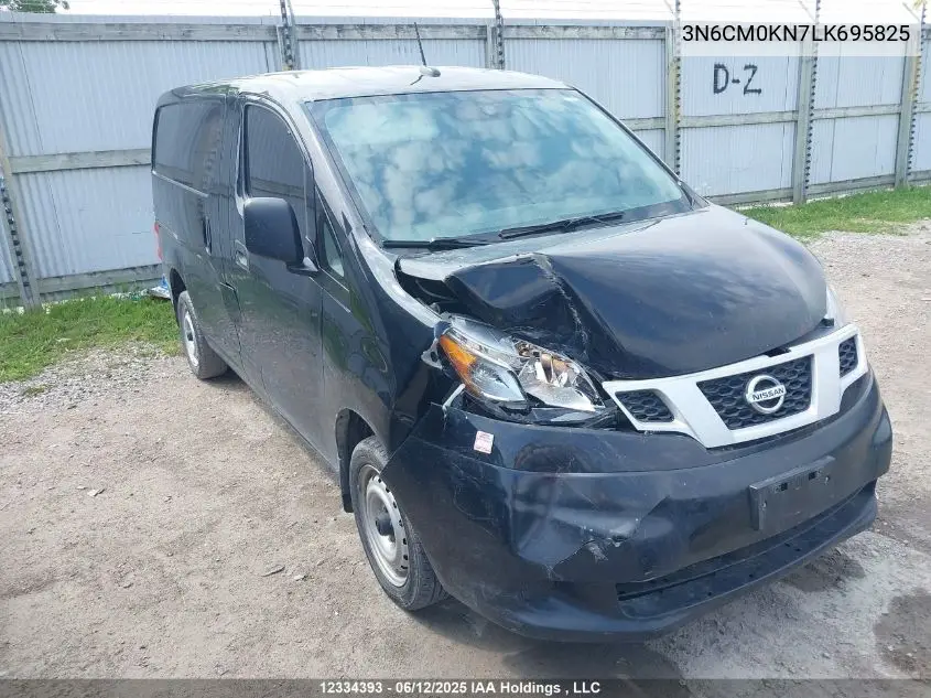 2020 Nissan Nv200 S/Sv VIN: 3N6CM0KN7LK695825 Lot: 12334393