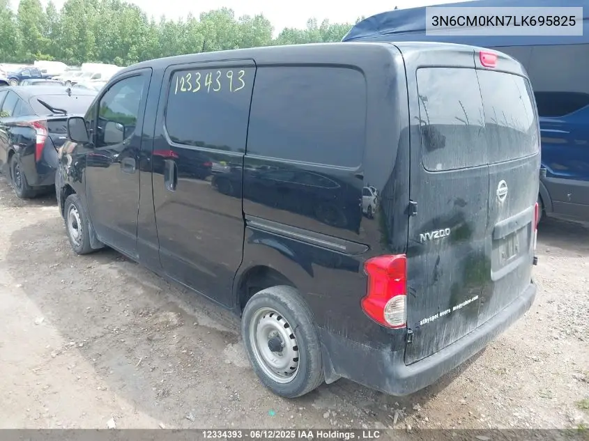 2020 Nissan Nv200 S/Sv VIN: 3N6CM0KN7LK695825 Lot: 12334393