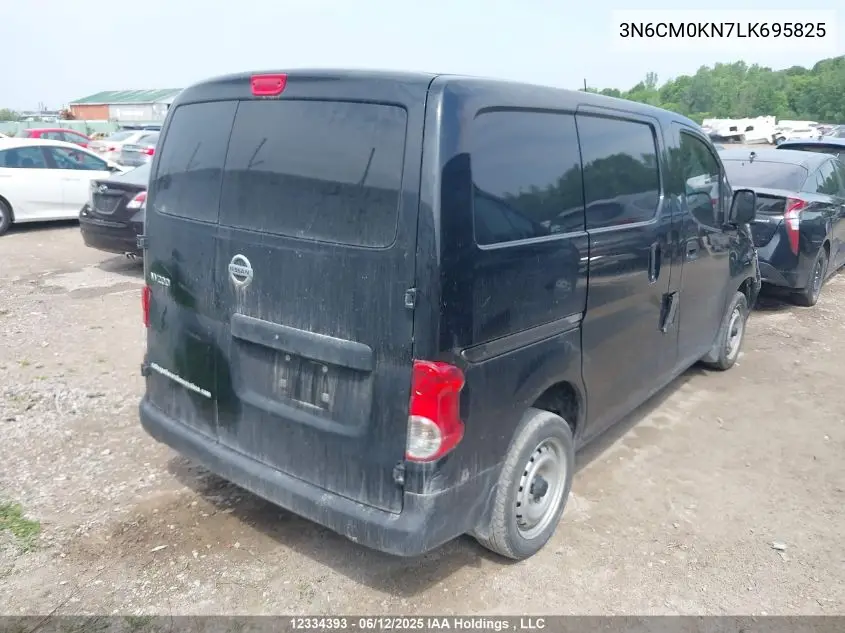 2020 Nissan Nv200 S/Sv VIN: 3N6CM0KN7LK695825 Lot: 12334393