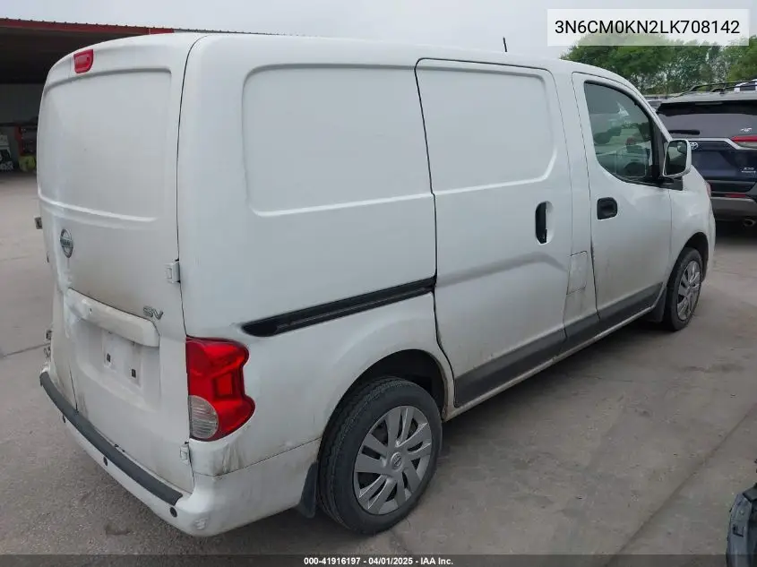 2020 Nissan Nv200 Cargo Sv Xtronic Cvt VIN: 3N6CM0KN2LK708142 Lot: 41916197
