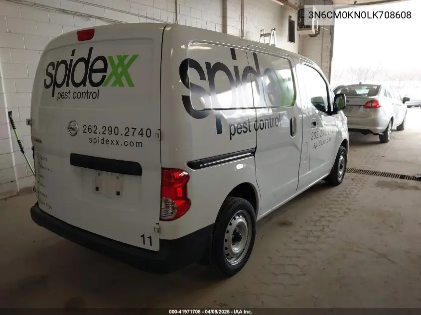 2020 Nissan Nv200 Cargo S Xtronic Cvt VIN: 3N6CM0KN0LK708608 Lot: 41971708