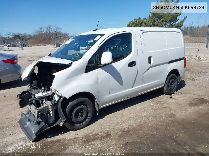 2020 Nissan Nv200 Cargo Sv Xtronic Cvt VIN: 3N6CM0KN5LK698724 Lot: 41976601