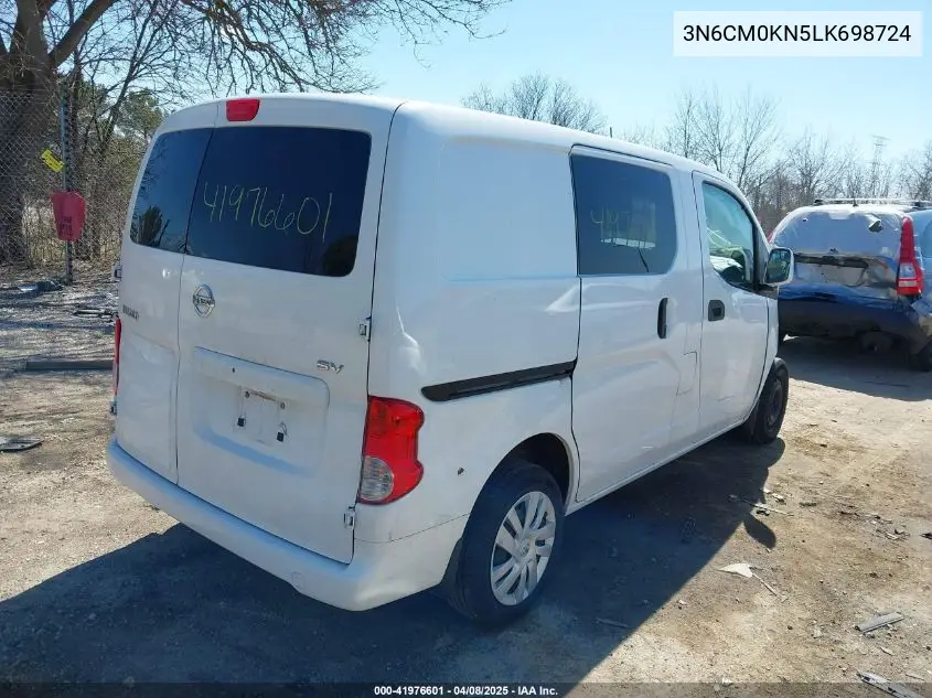 2020 Nissan Nv200 Cargo Sv Xtronic Cvt VIN: 3N6CM0KN5LK698724 Lot: 41976601