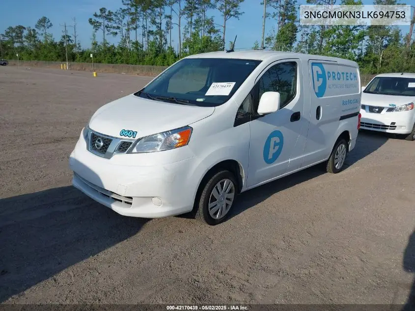 2020 Nissan Nv200 Cargo Sv Xtronic Cvt VIN: 3N6CM0KN3LK694753 Lot: 42170439