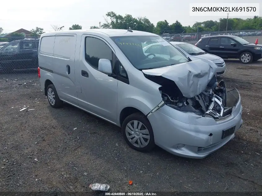 2020 Nissan Nv200 Cargo Sv Xtronic Cvt VIN: 3N6CM0KN2LK691570 Lot: 42448669