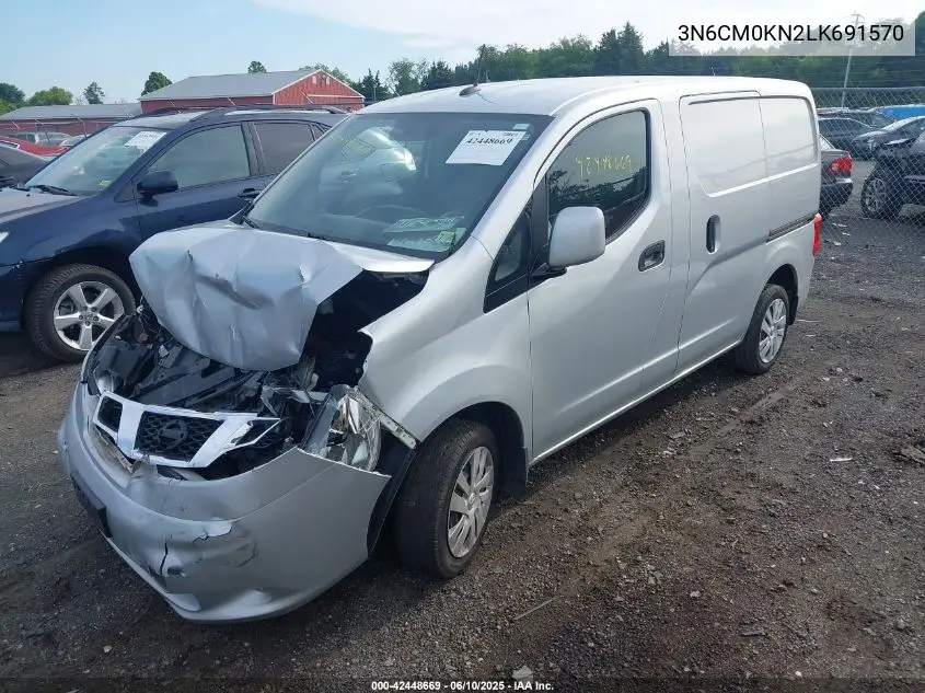2020 Nissan Nv200 Cargo Sv Xtronic Cvt VIN: 3N6CM0KN2LK691570 Lot: 42448669