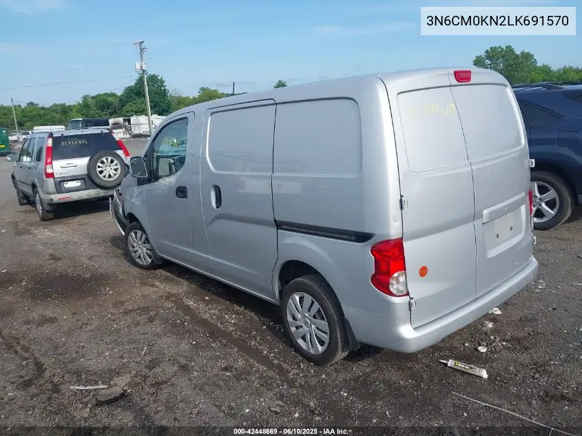 2020 Nissan Nv200 Cargo Sv Xtronic Cvt VIN: 3N6CM0KN2LK691570 Lot: 42448669