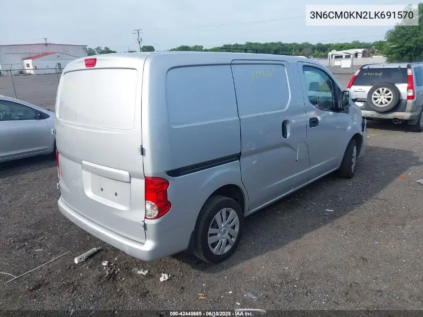 2020 Nissan Nv200 Cargo Sv Xtronic Cvt VIN: 3N6CM0KN2LK691570 Lot: 42448669