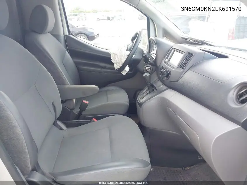 2020 Nissan Nv200 Cargo Sv Xtronic Cvt VIN: 3N6CM0KN2LK691570 Lot: 42448669