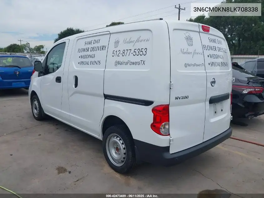 2020 Nissan Nv200 Cargo S Xtronic Cvt VIN: 3N6CM0KN8LK708338 Lot: 42473489