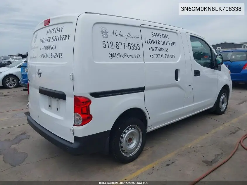 2020 Nissan Nv200 Cargo S Xtronic Cvt VIN: 3N6CM0KN8LK708338 Lot: 42473489