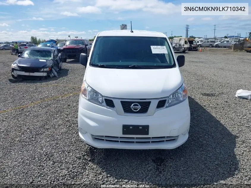 2020 Nissan Nv200 Cargo S Xtronic Cvt VIN: 3N6CM0KN9LK710342 Lot: 42594750