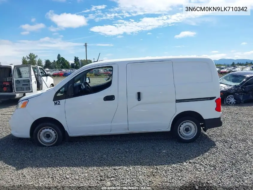 2020 Nissan Nv200 Cargo S Xtronic Cvt VIN: 3N6CM0KN9LK710342 Lot: 42594750