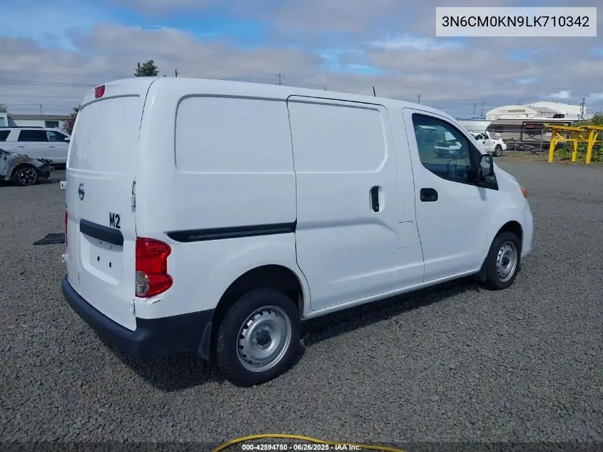 2020 Nissan Nv200 Cargo S Xtronic Cvt VIN: 3N6CM0KN9LK710342 Lot: 42594750