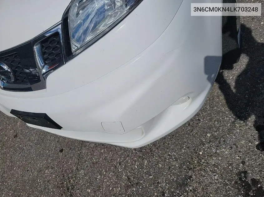 2020 Nissan Nv200 2.5S/2.5Sv VIN: 3N6CM0KN4LK703248 Lot: 42613120