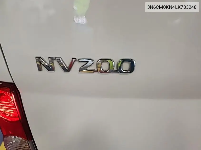 2020 Nissan Nv200 2.5S/2.5Sv VIN: 3N6CM0KN4LK703248 Lot: 42613120