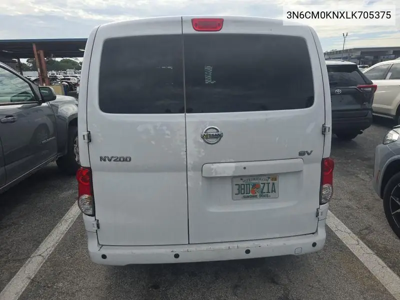 2020 Nissan Nv200 2.5S/2.5Sv VIN: 3N6CM0KNXLK705375 Lot: 42730600