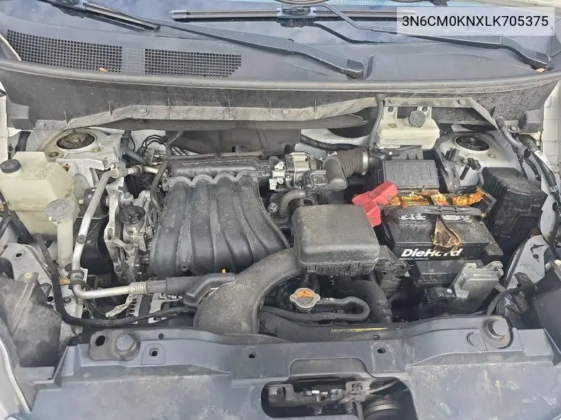 2020 Nissan Nv200 2.5S/2.5Sv VIN: 3N6CM0KNXLK705375 Lot: 42730600