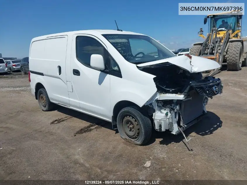 2021 Nissan Nv200 VIN: 3N6CM0KN7MK697396 Lot: 12139224
