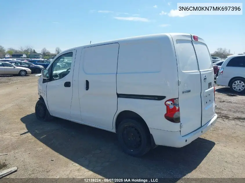 2021 Nissan Nv200 VIN: 3N6CM0KN7MK697396 Lot: 12139224