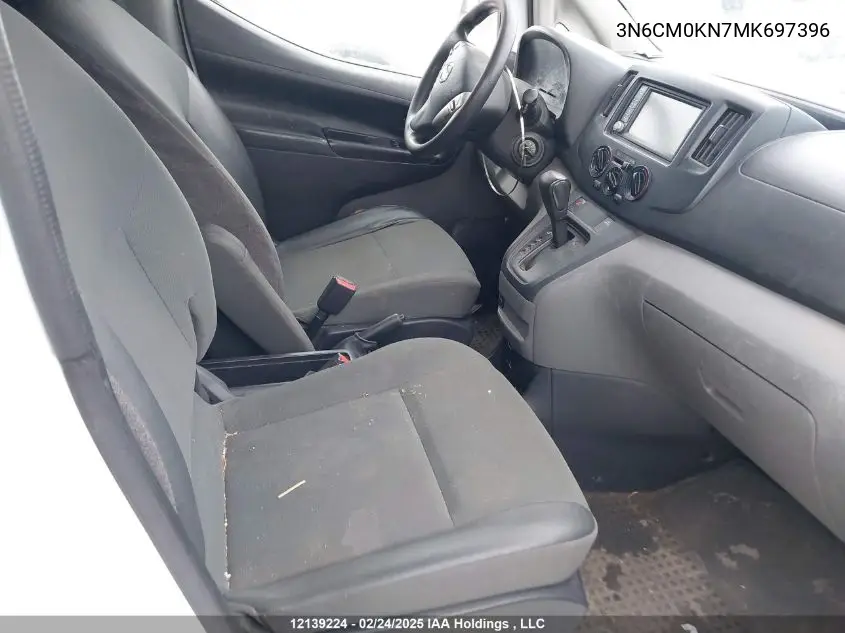 2021 Nissan Nv200 VIN: 3N6CM0KN7MK697396 Lot: 12139224