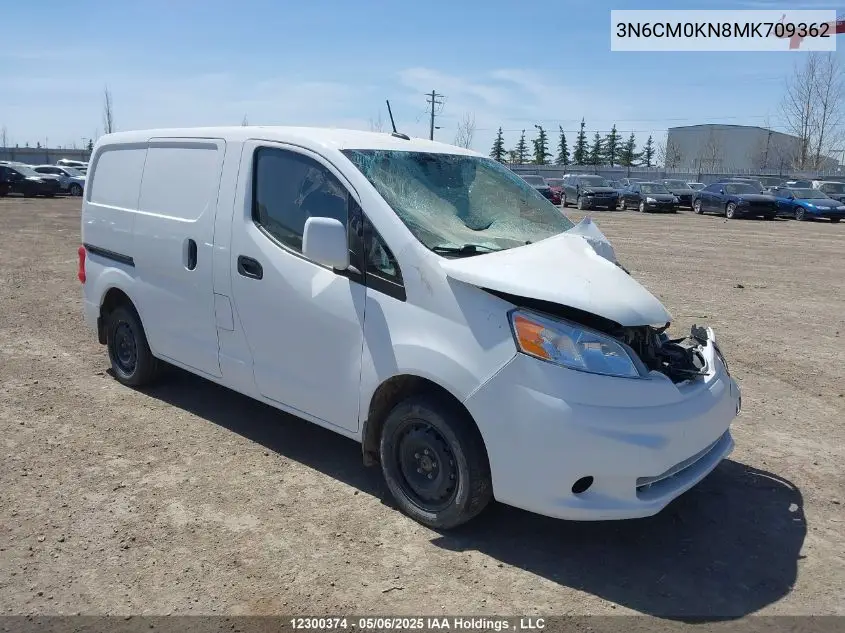 2021 Nissan Nv200 2.5S/2.5Sv VIN: 3N6CM0KN8MK709362 Lot: 12300374